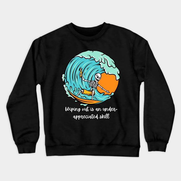 Great surfing design, surf lovers, ocean lover Crewneck Sweatshirt by johnnie2749